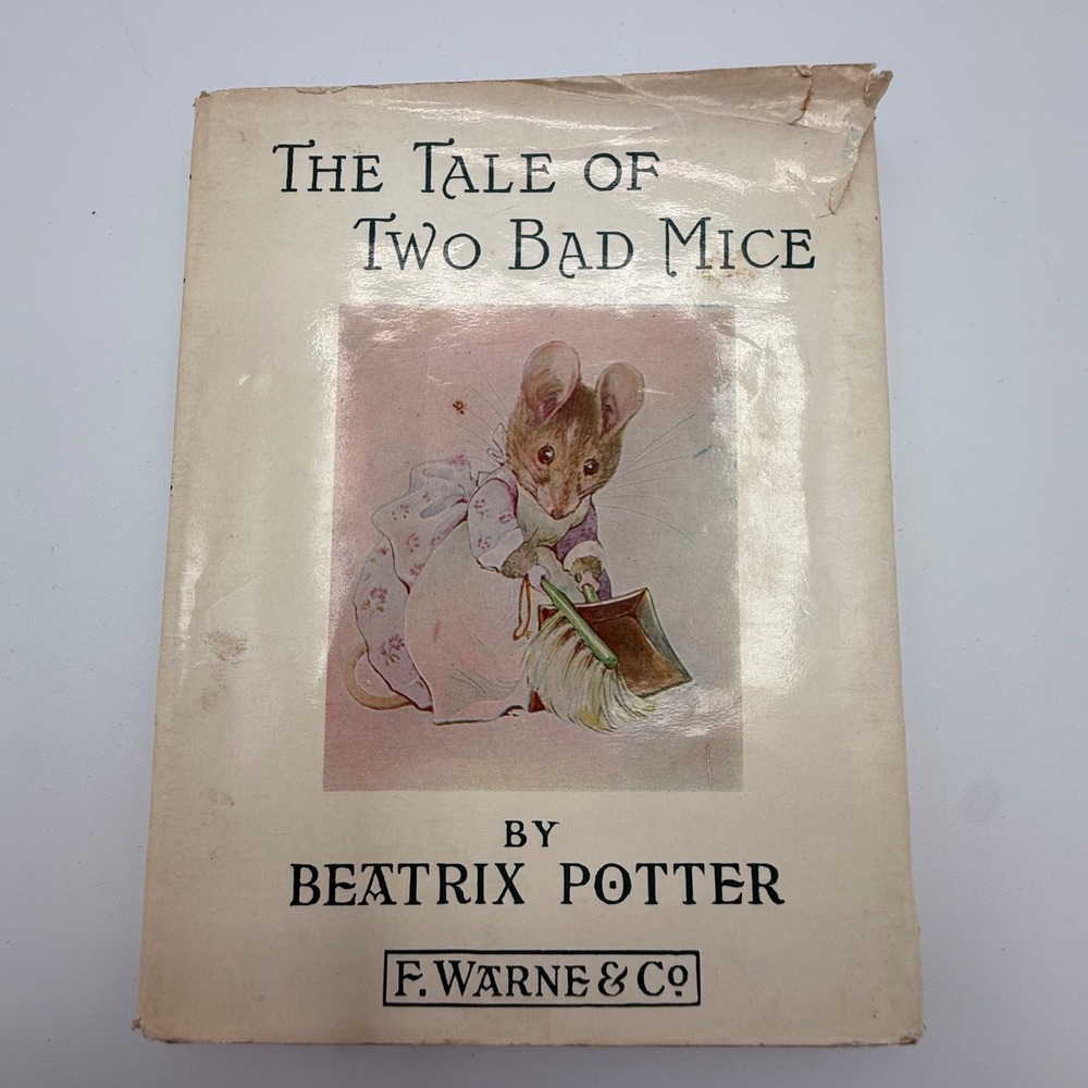 The Tale of Two Bad Mice book by Beatrix Potter Vintage Circa 1933-1935